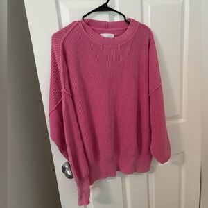 Aerie pink sweater
